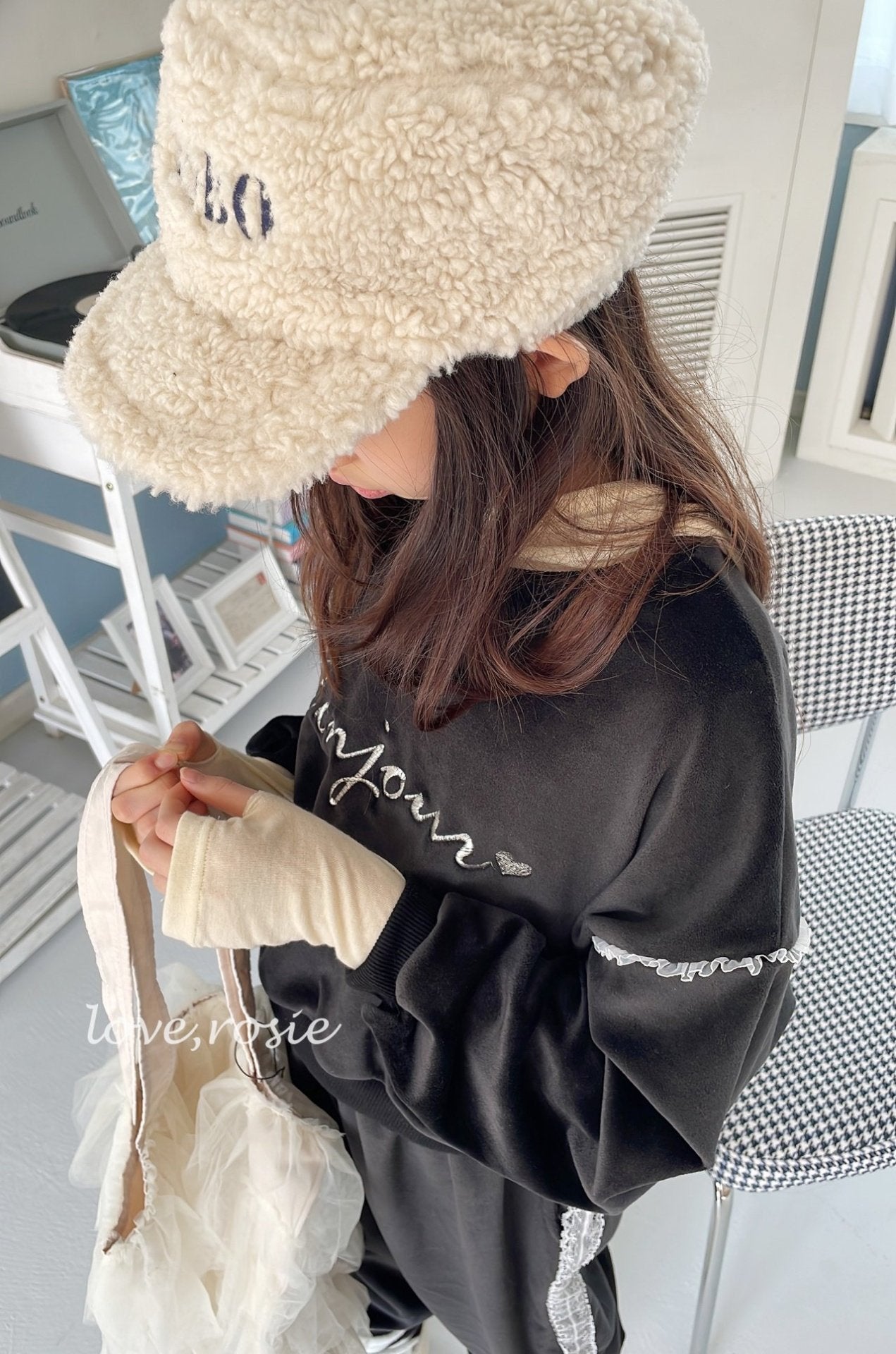 【予約】Bonjour velvet set / love rosie (L-3XL)