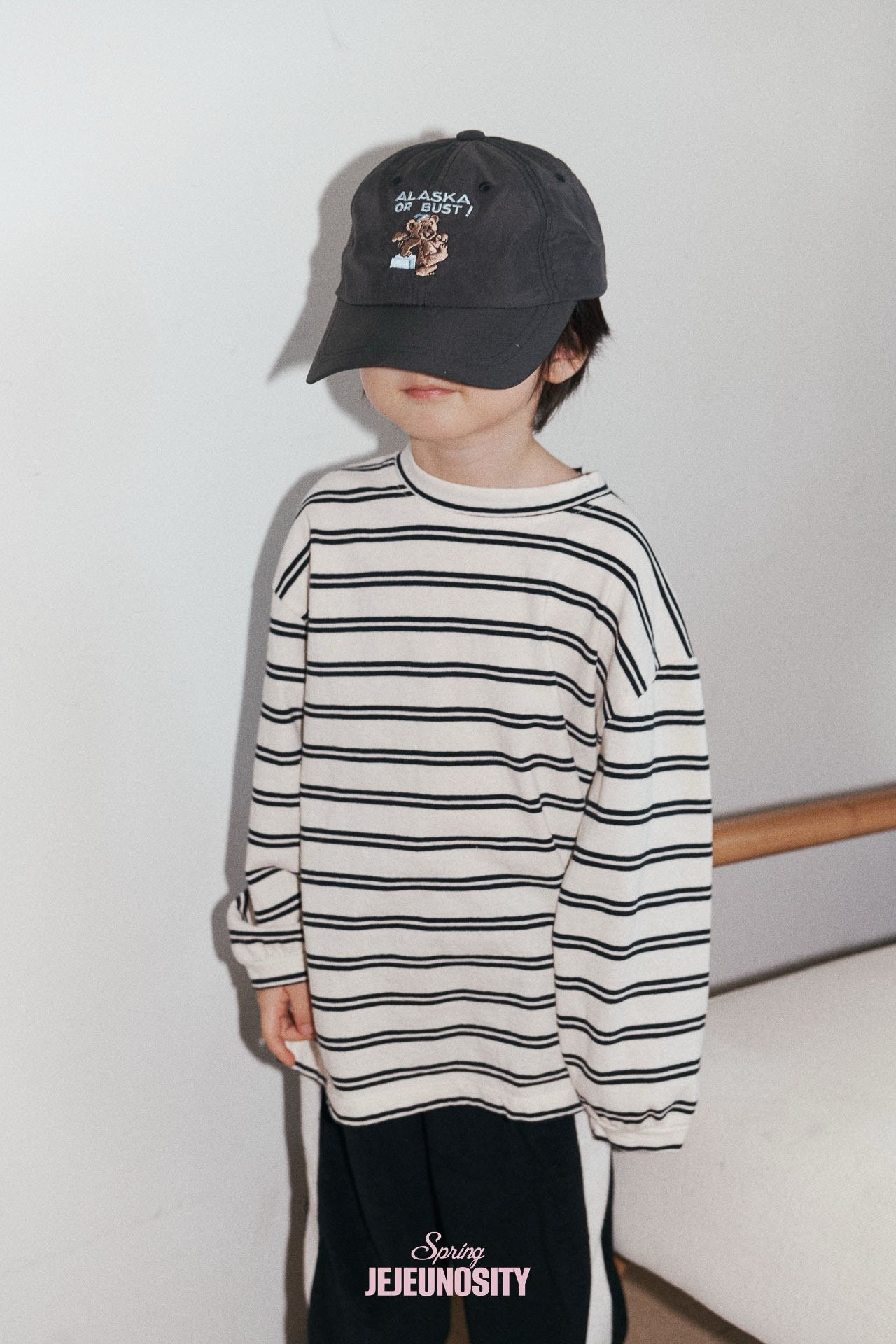 【予約】ストライプロングTシャツ / jejeunosity (XS-JM)마에스트로옹티