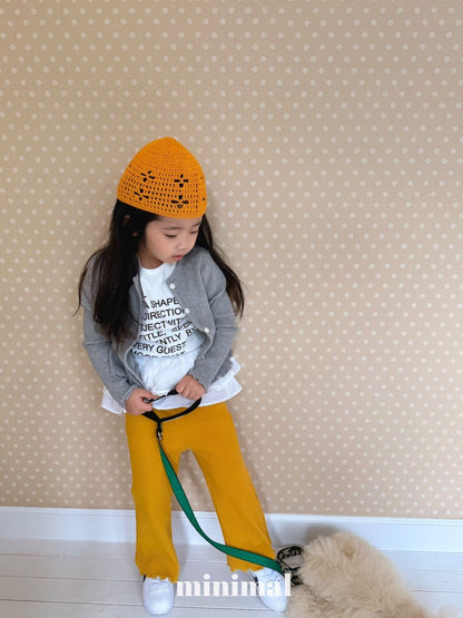 【予約】レターTシャツ / minimal (S-JM/Adult)