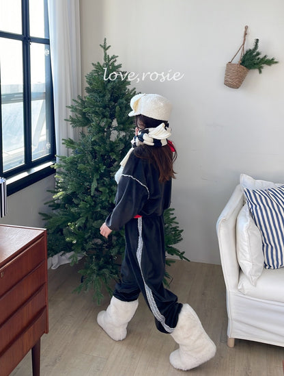 【予約】Bonjour velvet set / love rosie (L-3XL)