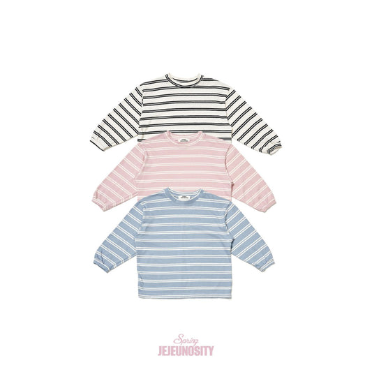 【予約】ストライプロングTシャツ / jejeunosity (XS-JM)마에스트로옹티