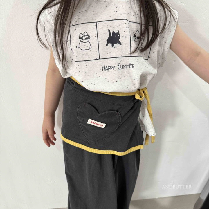 【予約】Apron pants  / andbutter(S-JM)