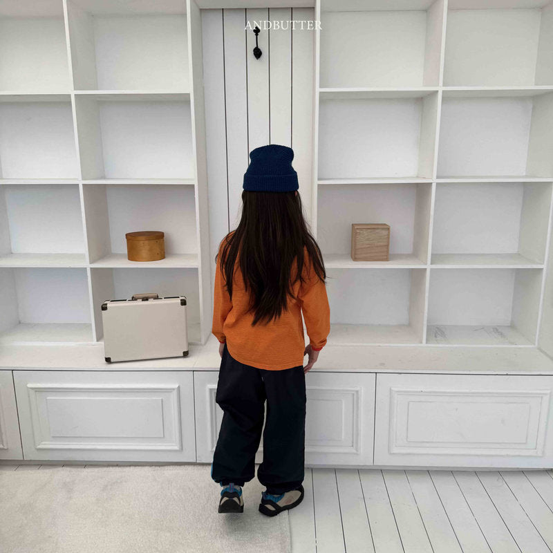 【予約】ダブルラインパンツ / andbutter(S-JM)투라인 절개