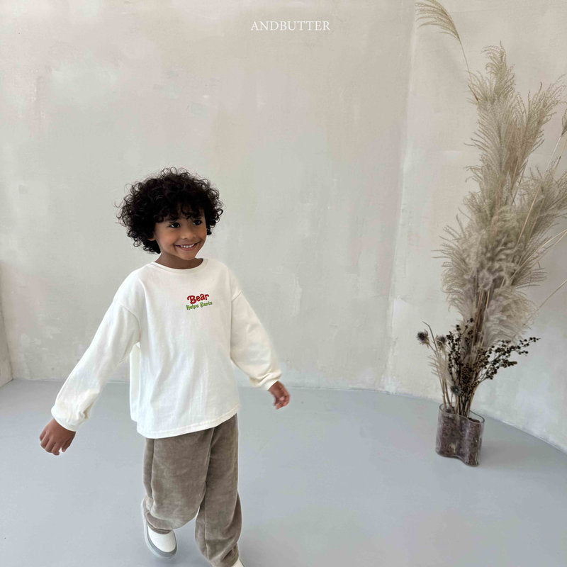 【予約】Santa Bear Tee /  andbutter (S-JM)