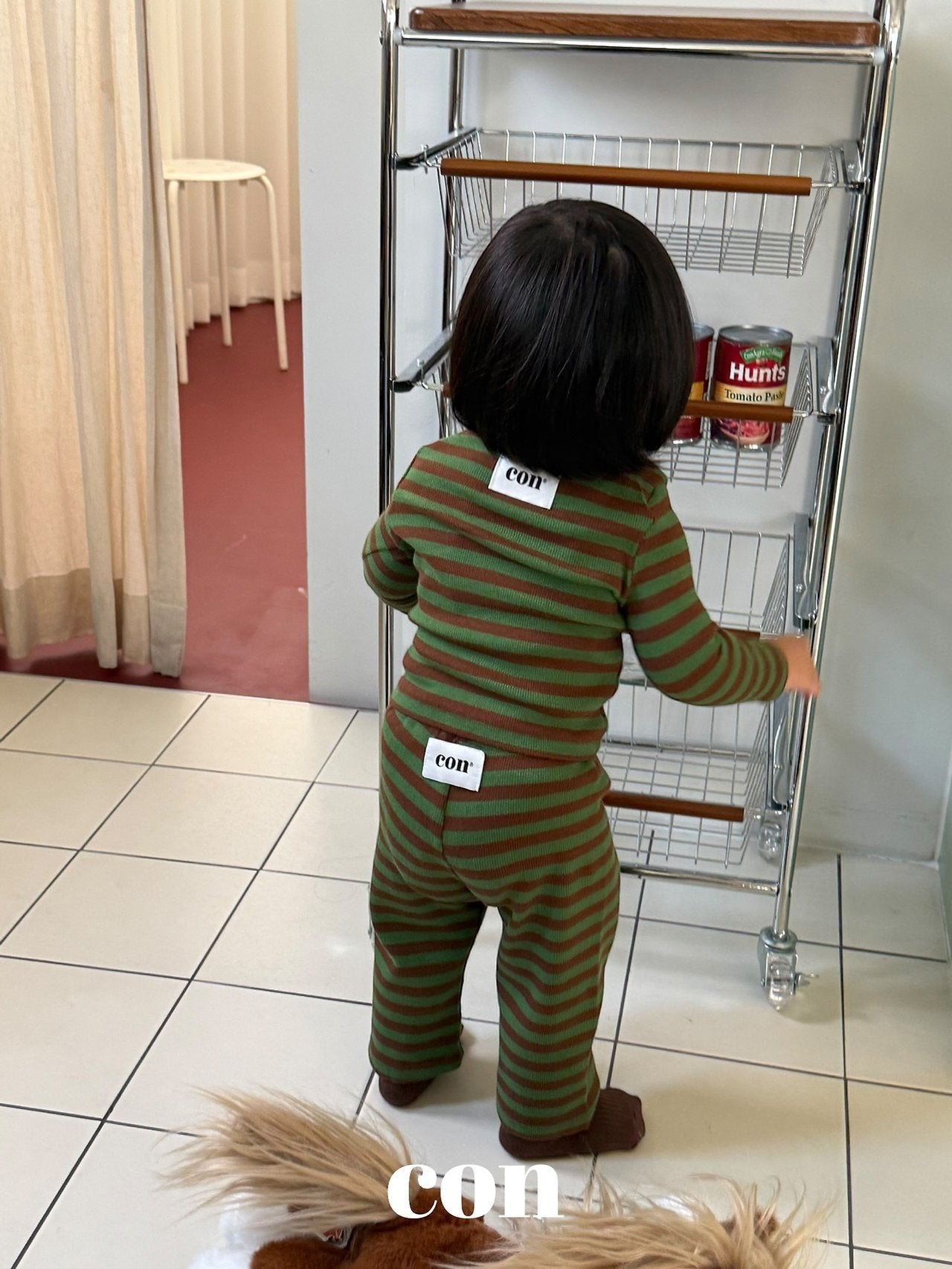 【予約】autumn honeybee pants /  con
