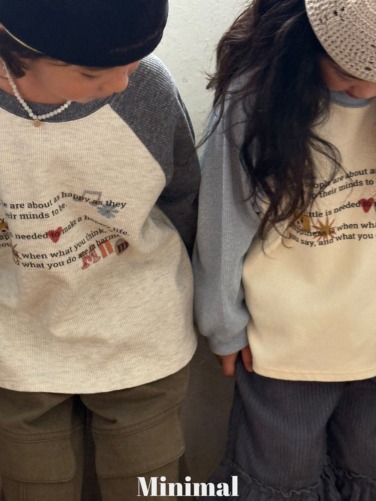 【予約】printing raglan T / minimal (S-JM）
