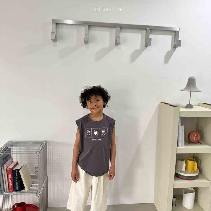 【予約】 Summer happy sleeveless / andbutter(S-JM)