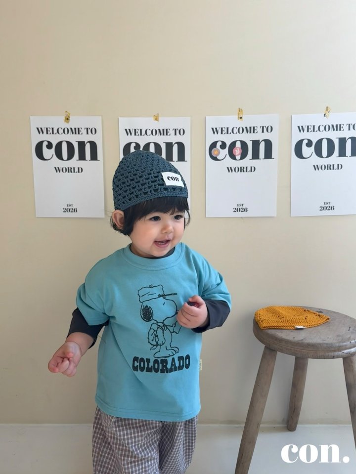 【予約】LET’S GO Tシャツ / con. (XXS-M)스눕