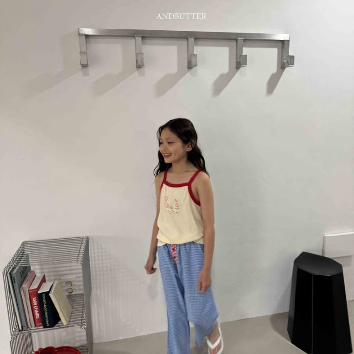 【予約】Pajama Coloring Pants / andbutter(S-JM)