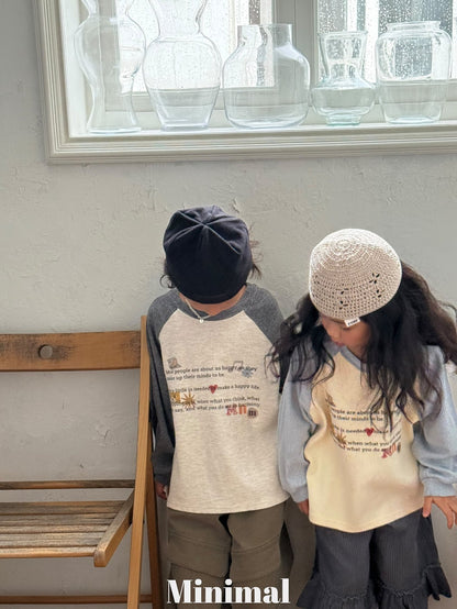 【予約】printing raglan T / minimal (S-JM）
