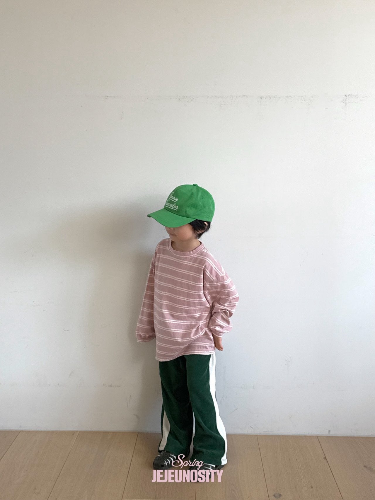 【予約】ストライプロングTシャツ / jejeunosity (XS-JM)마에스트로옹티