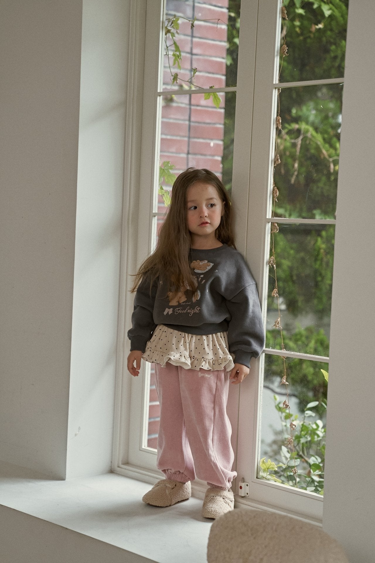 【予約】velour jogger pants  /  momoann (5-17号, Adult)