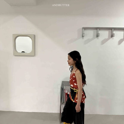 【予約】moon line sleeveless / andbutter(S-JM)