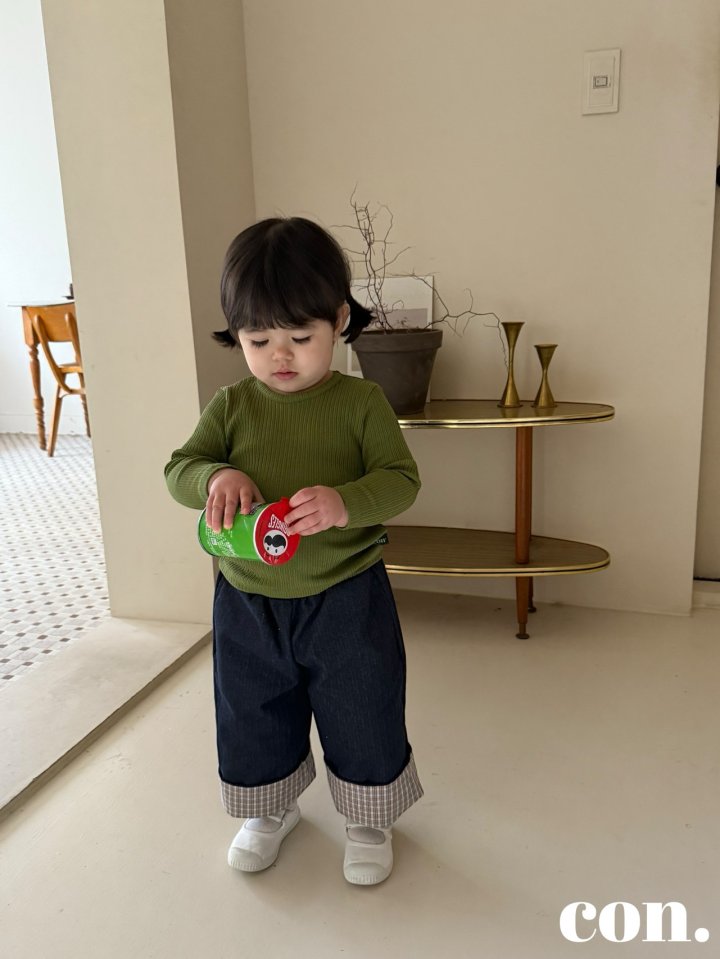 【予約】ソフトリブT / con. (XXS-M)말랑 골지