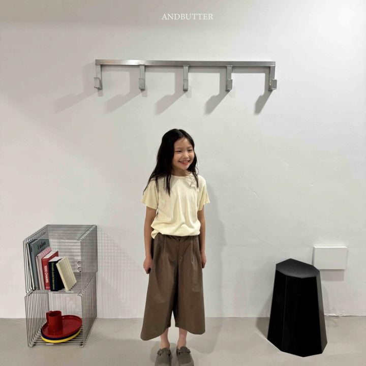 【予約】Cotton pants / andbutter(S-JM)