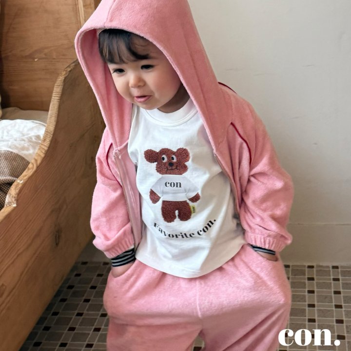 【予約】ベアTシャツ / con. (XXS-M)