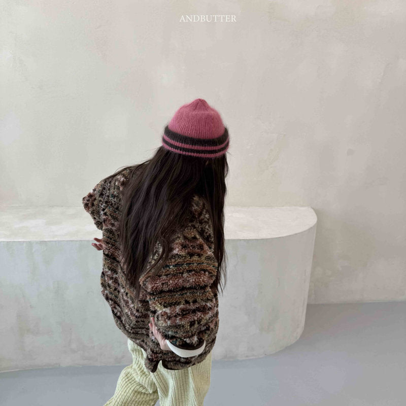 【予約】Mix Angora Beanie   / andbutter