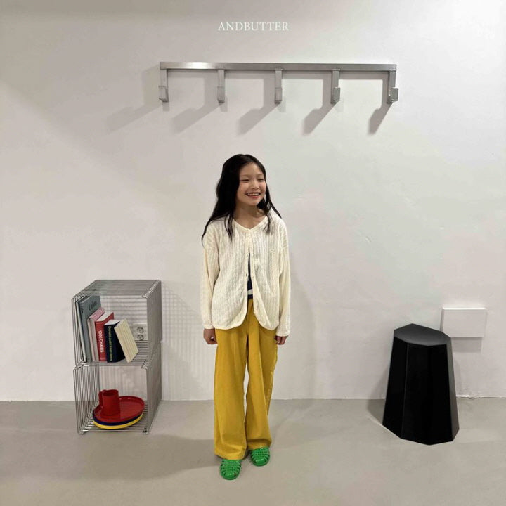 【予約】Light cardigan / andbutter(S-JM)