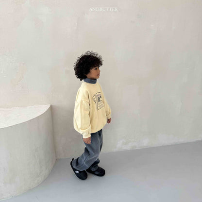 【予約】Ribby Black Pants  /  andbutter (S-JM)