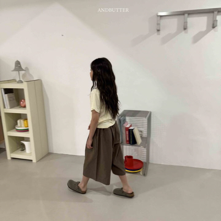 【予約】Cotton pants / andbutter(S-JM)