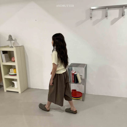 【予約】Cotton pants / andbutter(S-JM)
