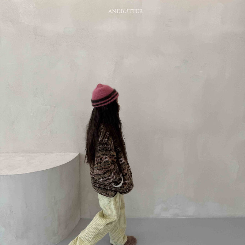 【予約】Nordic Line Jumper   /  andbutter (S-JM)