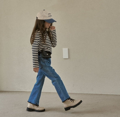 【予約】mellow denim pants  /  momoann (5-17号)