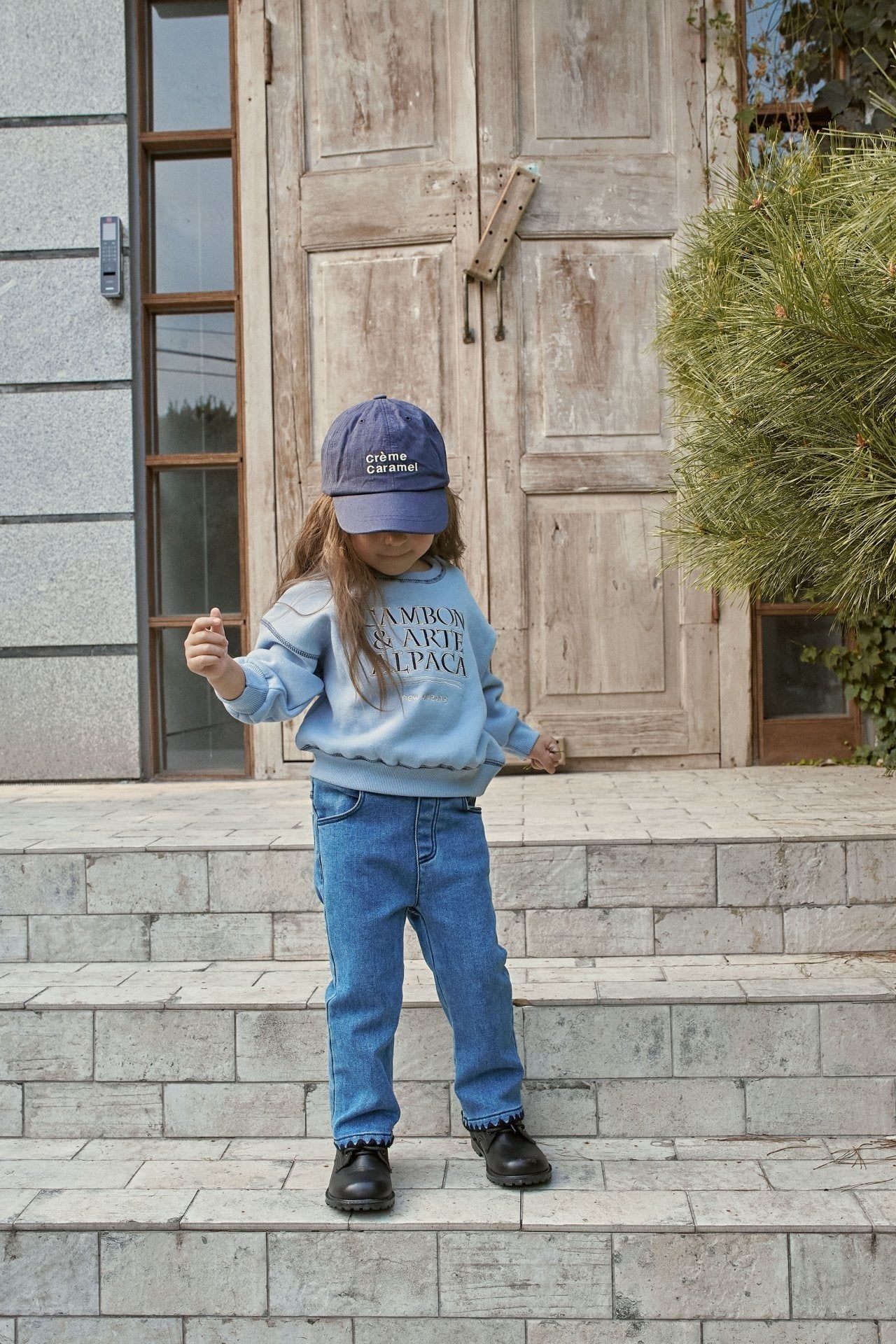 【予約】mellow denim pants  /  momoann (5-17号)