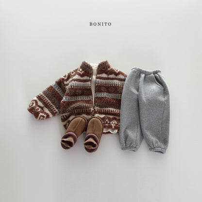 【予約】Nordic boa zipup  /  bonito (12M-JM)