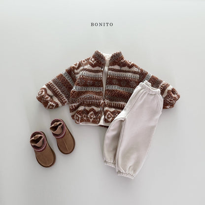 【予約】Nordic boa zipup  /  bonito (12M-JM)