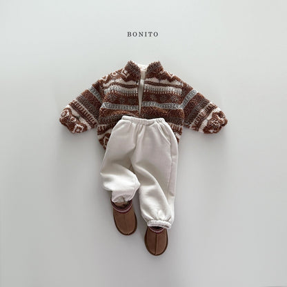 【予約】Nordic boa zipup  /  bonito (12M-JM)