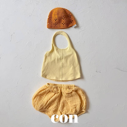 【予約】halter sleeveless / con