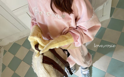 【予約】Bonjour velvet set / love rosie (L-3XL)