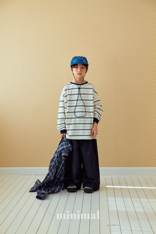 【予約】リトルストライプT  / minimal (S-JM)