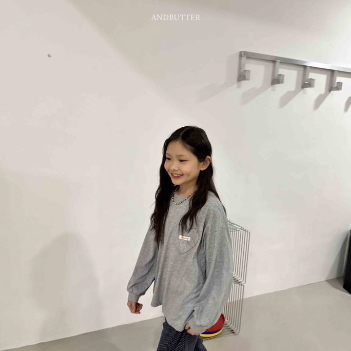 【予約】Heart pocket T / andbutter(S-JM)