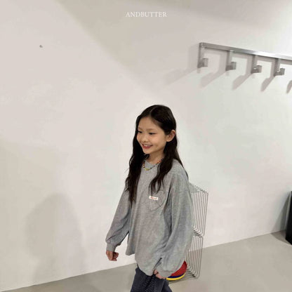 【予約】Heart pocket T / andbutter(S-JM)