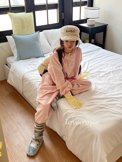 【予約】Bonjour velvet set / love rosie (L-3XL)