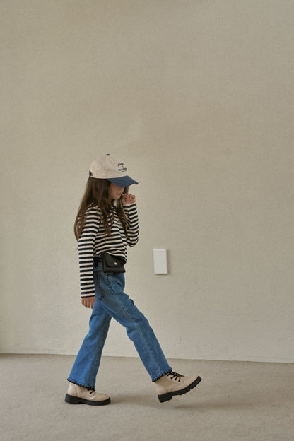 【予約】mellow denim pants  /  momoann (5-17号)