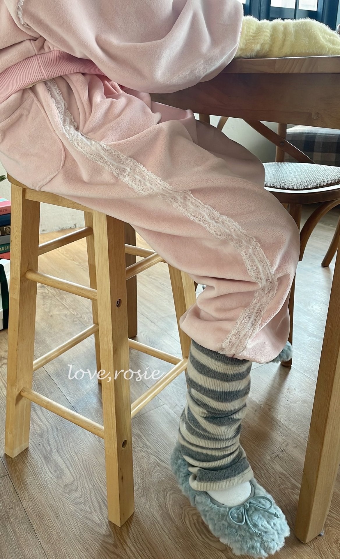 【予約】Bonjour velvet set / love rosie (L-3XL)