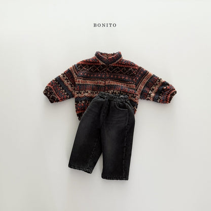 【予約】Nordic boa zipup  /  bonito (12M-JM)