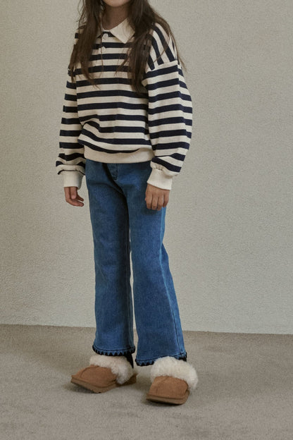 【予約】mellow denim pants  /  momoann (5-17号)