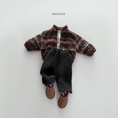 【予約】Nordic boa zipup  /  bonito (12M-JM)