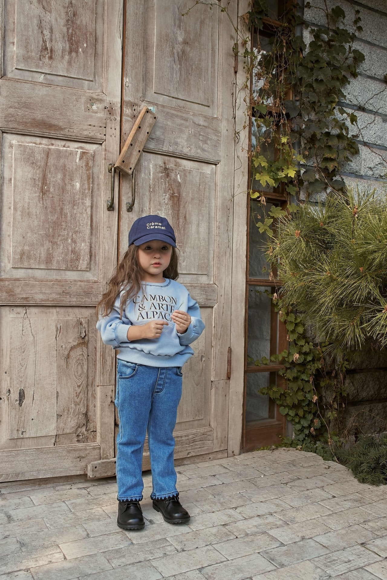 【予約】mellow denim pants  /  momoann (5-17号)