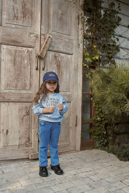 【予約】mellow denim pants  /  momoann (5-17号)