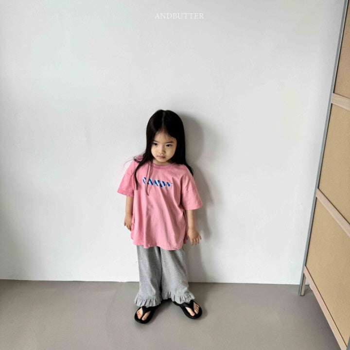 【予約】Dot frill pants / andbutter(S-JM)