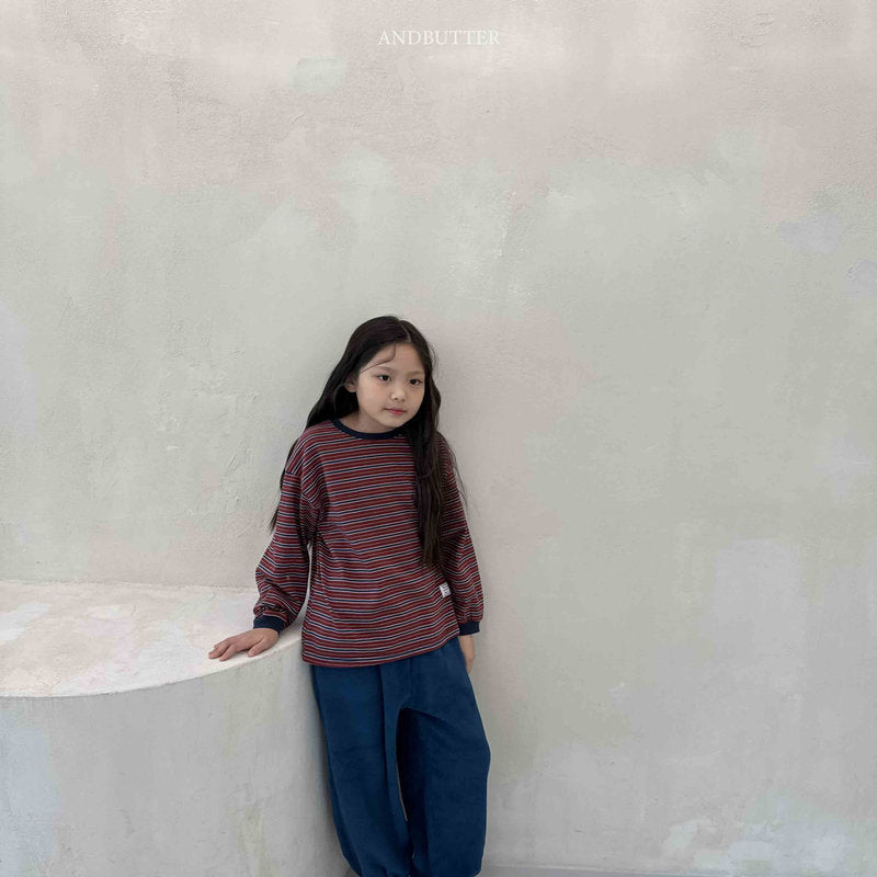 【予約】Hazel color Tee  / andbutter