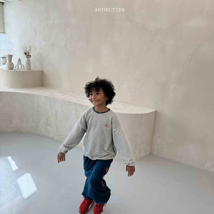 【予約】worm-argyle terry jogger  /  andbutter (S-JM)