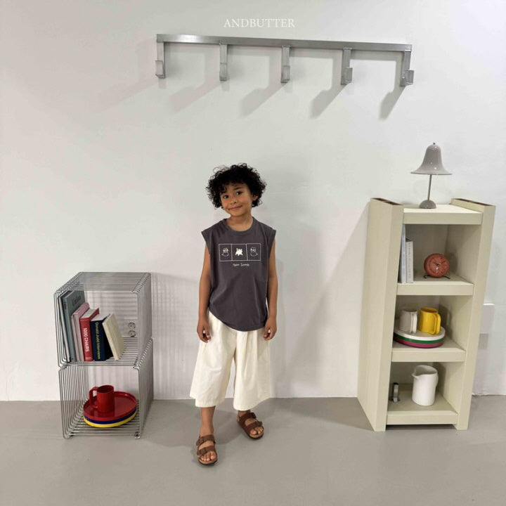 【予約】 Summer happy sleeveless / andbutter(S-JM)