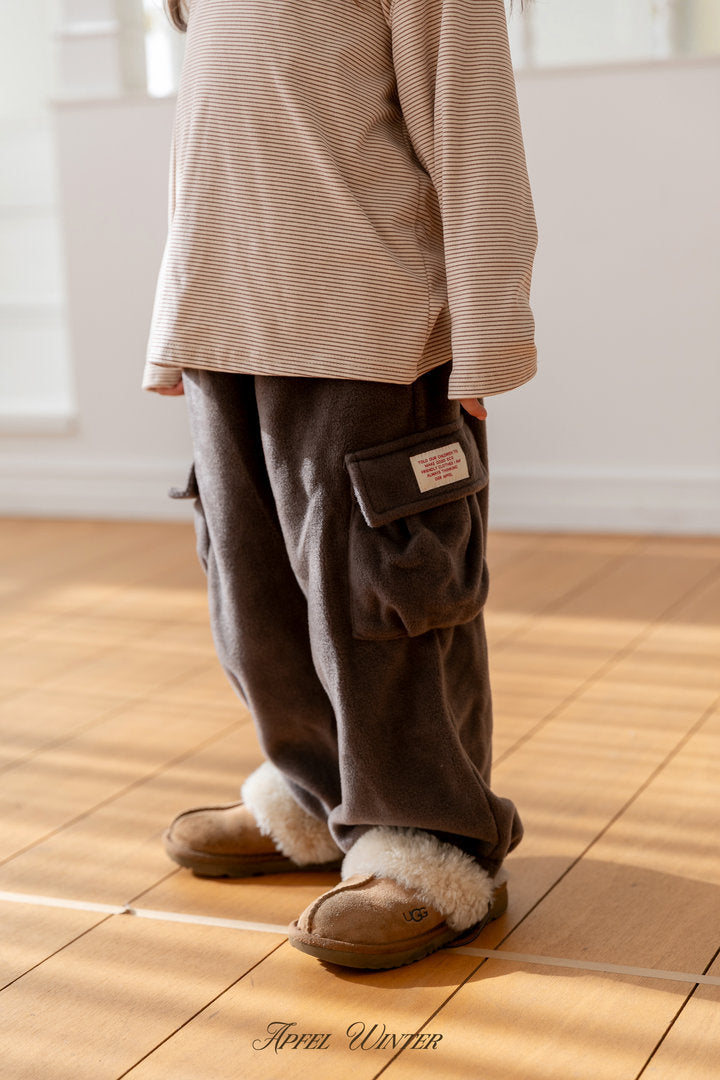 【予約】poson cargo pants  / apfel (S-JL)뽀송카고