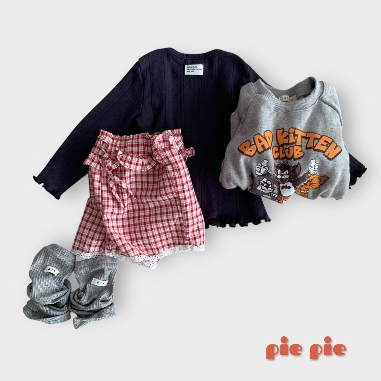 【予約】ベリーベリーアイレットTシャツ / pie (XS-XL)